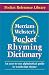 Merriam-Webster's Pocket Rhyming Dictionary (Pocket reference library)