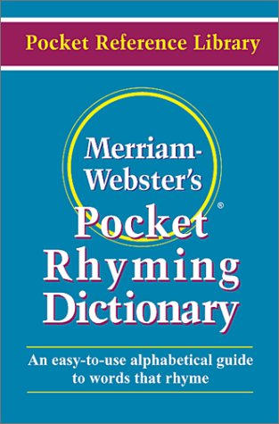 Merriam-Webster's Pocket Rhyming Dictionary (Pocket reference library) under Synonyms & Antonyms in The Books Store