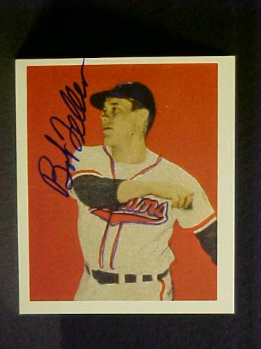 Bob Feller Cleveland Indians #27 1949 Bowman Reprint Signed Baseball Card