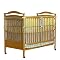 Child Craft Oak Crib with Storage Drawer- Oak