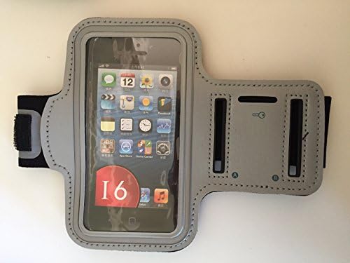 Premium Leather Iphone 6/6s Sports Arm Band (4.7"), Water Resistant, Key Holder, Id, Money and Credit Card Holder, Also Fits Iphone 5/5s/5c (Black)