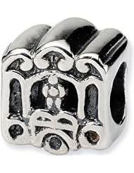 Reflection Beads Silver Circus Train Family Bead