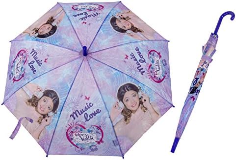 Umbrella girl long PERLETTI DISNEY VIOLETTA violet logoed automatic Q959