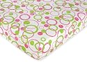 Circles Fitted Crib Sheet for Baby and Toddler Bedding Sets by JoJo - Circles/Dot Print