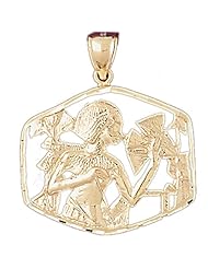 CleverEves 14K Gold Pendant Egyptian Themed 5.3 - Gram(s)