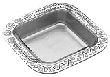 Wilton Armetale Reggae Square Baker with Glass Insert
