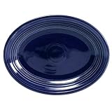 Homer Laughlin China Fiesta Cobalt Blue Oval Platter 11 5 8 