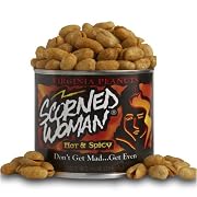 Holiday Gifts Scorned Woman Spicy Virginia Peanuts, 9 Ounce Can
