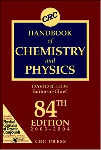 CRC Handbook of Chemistry and