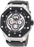 Stuhrling Original Men's 181AXL.332D51 Nemo MCX Automatic Calendar Black Dial Watch
