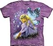The Mountain Purple Winged Fairy Fantasy Short Sleeve Tee T-shirt