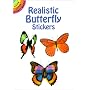 Realistic Butterfly Stickers