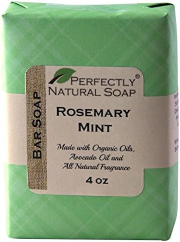 Rosemary Mint All Natural Handmade Bar Soap, 4 oz.