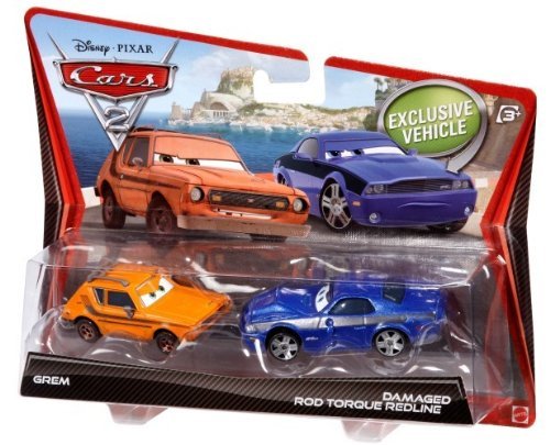 Best Price Disney Pixar Cars 2 Vehicle 2-Pack - Grem and Rod Torque RedlineB004L2LBF6