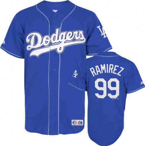 Manny Ramirez Los Angeles Dodgers #99 Royal Youth Player Jersey