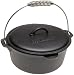 Old Mountain Pre Seasoned 10111 4 1/2 Quart Dutch Oven with Dome Lid and Spiral Bail Handle