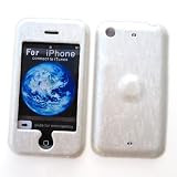 Apple iPhone 1st Generation AT&T Fabric Snap on Protector Hard Case White Apple iPhone 1st Generation AT&T Fabric Snap on Protector Hard Case White