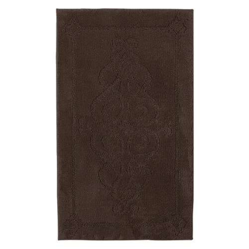 Fieldcrest Classic Brown Suede 23.5x40 Bath Rug