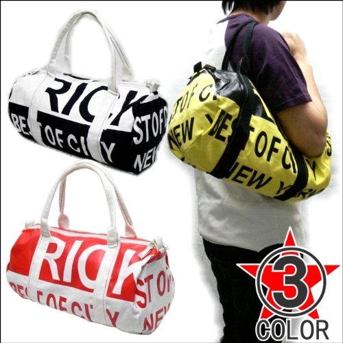 （リッキーアンドヒッキー）Rickey&Hickey　RICKキャンバス地ボストンバッグ