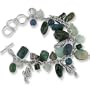 Sterling Silver Sea Horse Charm Bracelet by Sajen, 8-9"