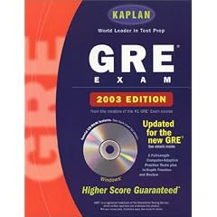 Kaplan GRE Exam 2003 with CD-ROM