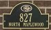 San Francisco 49ers Black & Gold Personalized Address Plaque-wall