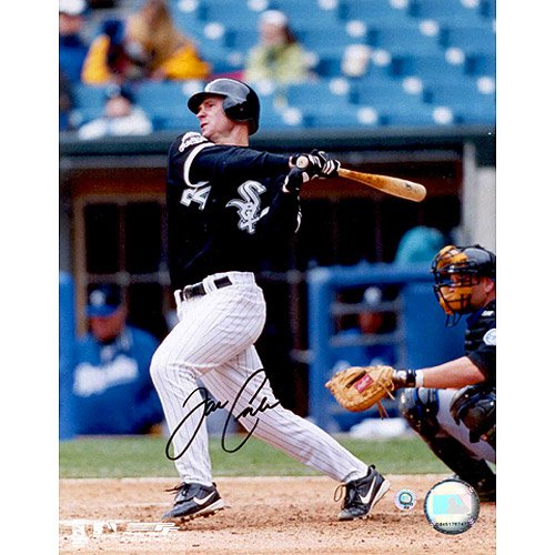 Mounted Memories Chicago White Sox Joe Crede - Batting - Autographed 8X10 Photograph