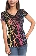 DC Juniors' Type Short Sleeve V-Neck Tee