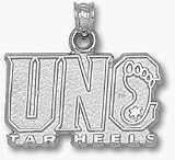 North Carolina Tar Heels UNC Tar Heel Pendant - Sterling Silver Jewelry