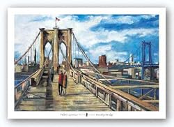 Brooklyn Bridge by Didier Lourenco 39.375"x27.5" Art Print Poster