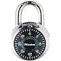 Master Lock 1500D 1-7/8-Inch Dial Combination Lock, Black