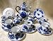 Tea Set Blue and White 