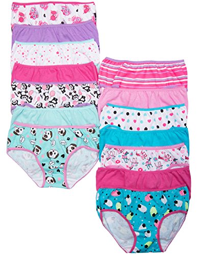 Caramel Cantina Little Girls Cotton Bikini Panty 14 Pack