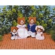 Calico Critters Marmalade Bear Family