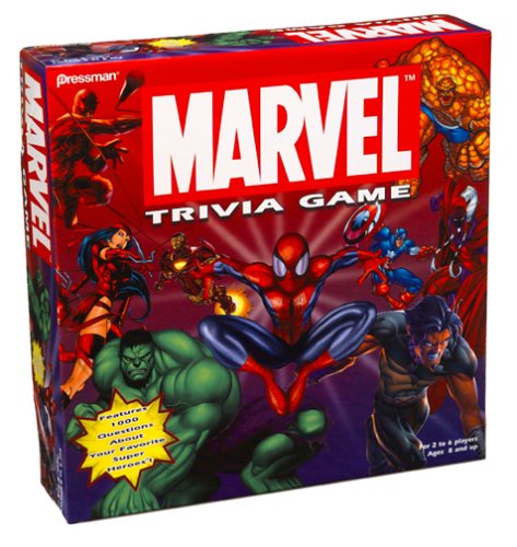 Marvel Comics Spiderman Trivia Game Board Games