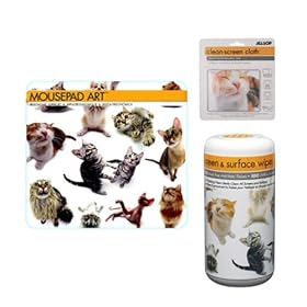 Click here to buy Allsop 29919 Hana Deka Cats Computer Accessories Kit by Allsop.