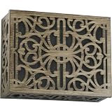 Quorum International 7-115-022 Antique Flemish Door Chime 6? x 7.75? Traditional Surface Mount Door Chime Grill Cover