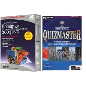 Encyclopaedia Britannica 2004 Ultimate Reference Suite DVD Edition and FREE Britannica Quizmaster