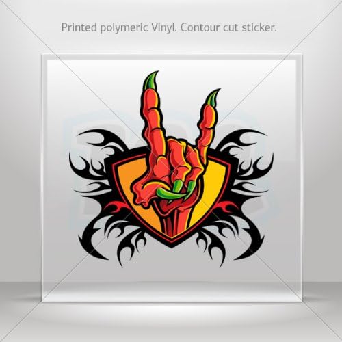 Decals Decal Devil Evil Satan Hell Evil Satan Hell Motorbike Weatherproof Sp (16 X 15.5 In)