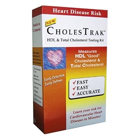 CholesTrak lipoprotein and Total Cholesterol Home Test Kit