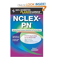 NCLEX-PN Interactive Flashcards Book (REA) (Nursing (NCLEX-RN, NCLEX-PN) Test Prep) by Rebekah Warner