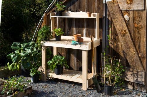 Rustic Natural Cedar Furniture 3100521 Potting Bench