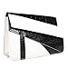FiveloveTwo Womens PU Leather Clutch Handbags and Purse Wallet Crossbody Party Wedding Shopping Shoulder Bags Satchels Black White