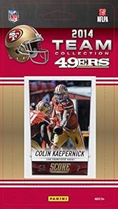 San Francisco 49ers 2014 Score NFL Football Factory Sealed 13 Card Team Set Including Colin Kaepernick, Frank Gore, Vernon Davis Plus