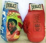 Muhammad Ali Boxer Autographed Limited Edition 56/250 Painted Olyimpic Everlast Boxing Gloves