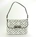 Coach Kristin Sequin Op Art Top Handle Pouch Handbag Bag Mushroom - Coach 45088MUS