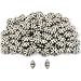 100 Antique Silver Tone Corrugated Beads Jewelry 3.5mm