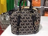 Michael Kors Bedford MD Satchel MK Signature Jacquard