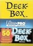 YELLOW - Ultra PRO Textured Gaming Deck Box - Includes 50 Pack of Standard Size Deck Protectors and Sleeves