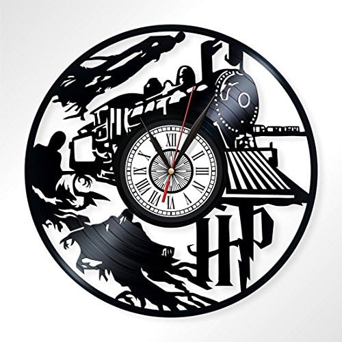 Harry Potter vinyl record wall clock, art home decor, decorate your home with modern art, best gift handmade, perfect gift for fans, 002